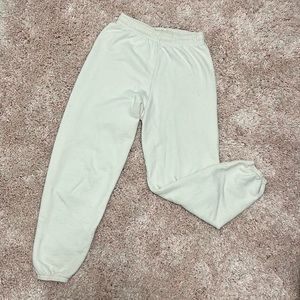 White/beige Urban Outfitters Sweatpants